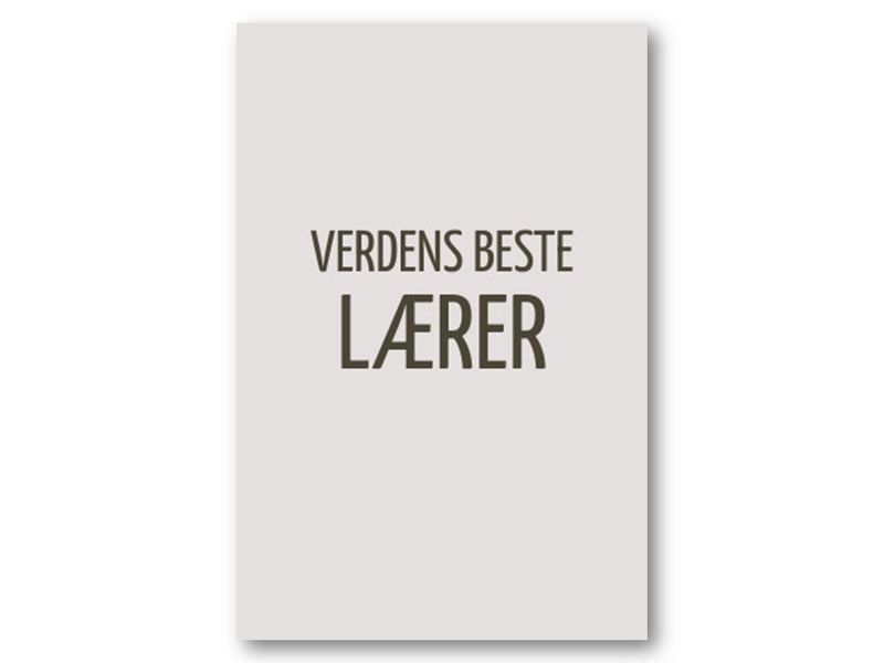50 stk | Verdens beste lærer | 10x15 cm