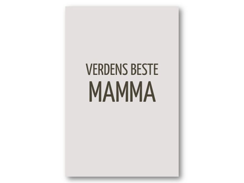 50 stk | Verdens beste mamma | 10x15 cm