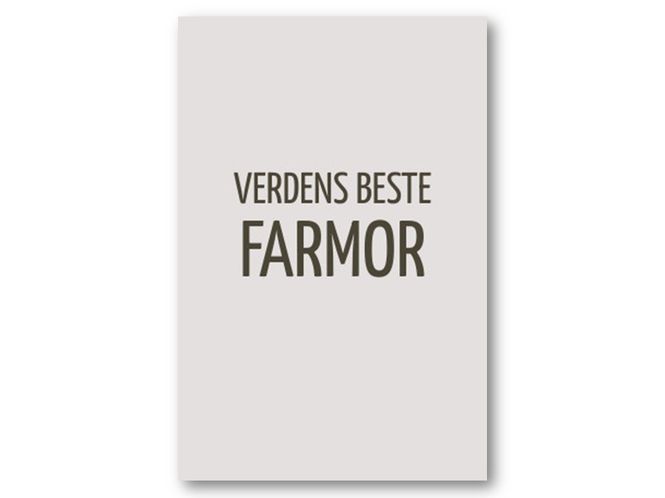 Hovedbilde 50 stk | Verdens beste farmor | 10x15 cm