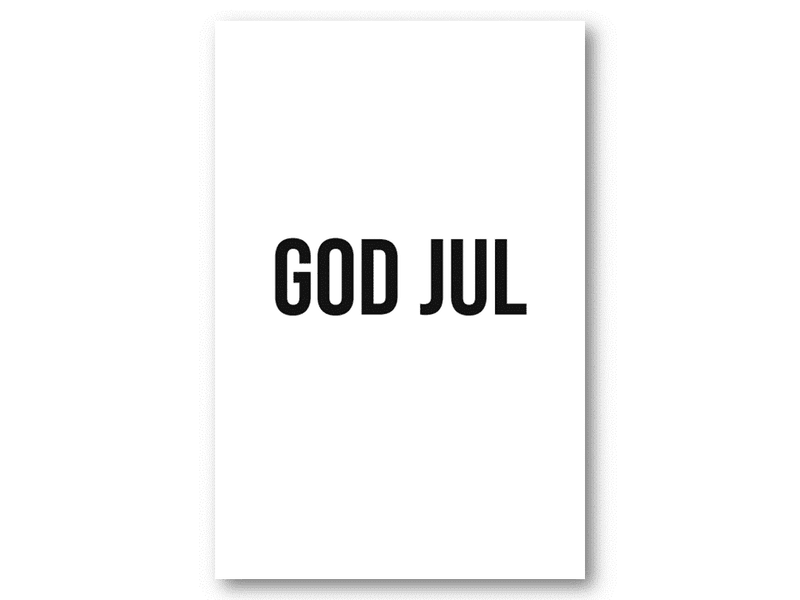 50 stk | God jul | 10x15 cm