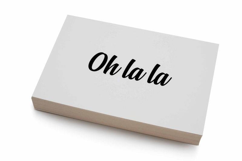 50 stk | Oh la la | 10x15 cm