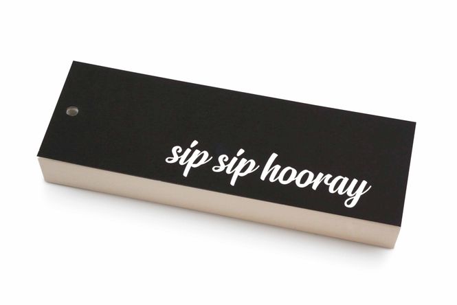 Hovedbilde 50 stk | Sip sip hooray | 5x15 cm