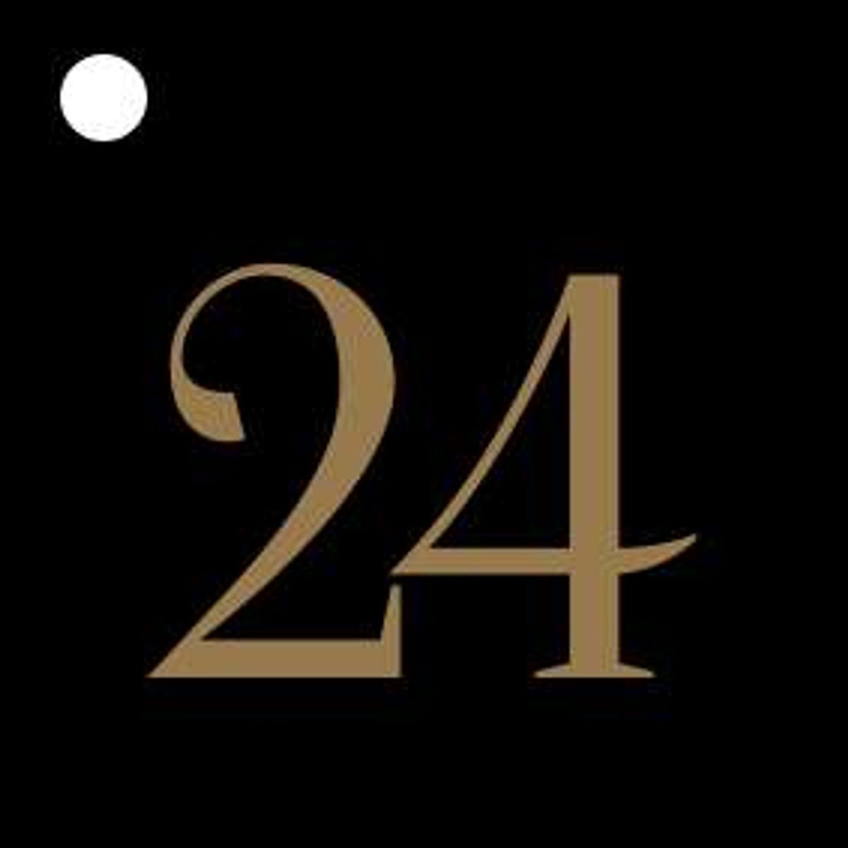 50 stk | 24 | 10x10 cm | Gullskrift | Hull