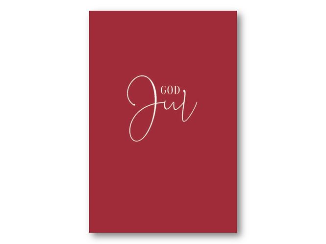 Hovedbilde 50 stk | God jul | 10x15 cm