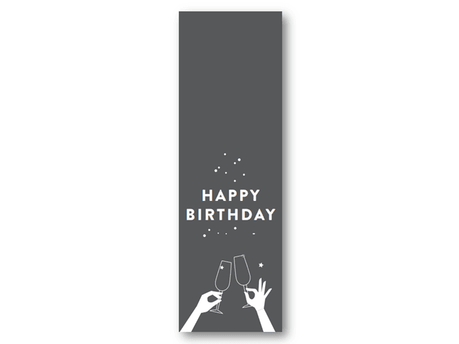Hovedbilde 50 stk | Happy birthday | 5x15 cm