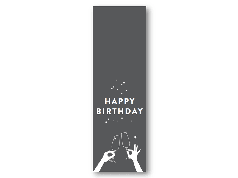 50 stk | Happy birthday | 5x15 cm
