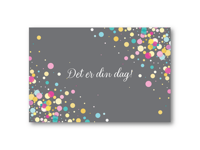 Hovedbilde 50 stk | Det er din dag | 10x15 cm